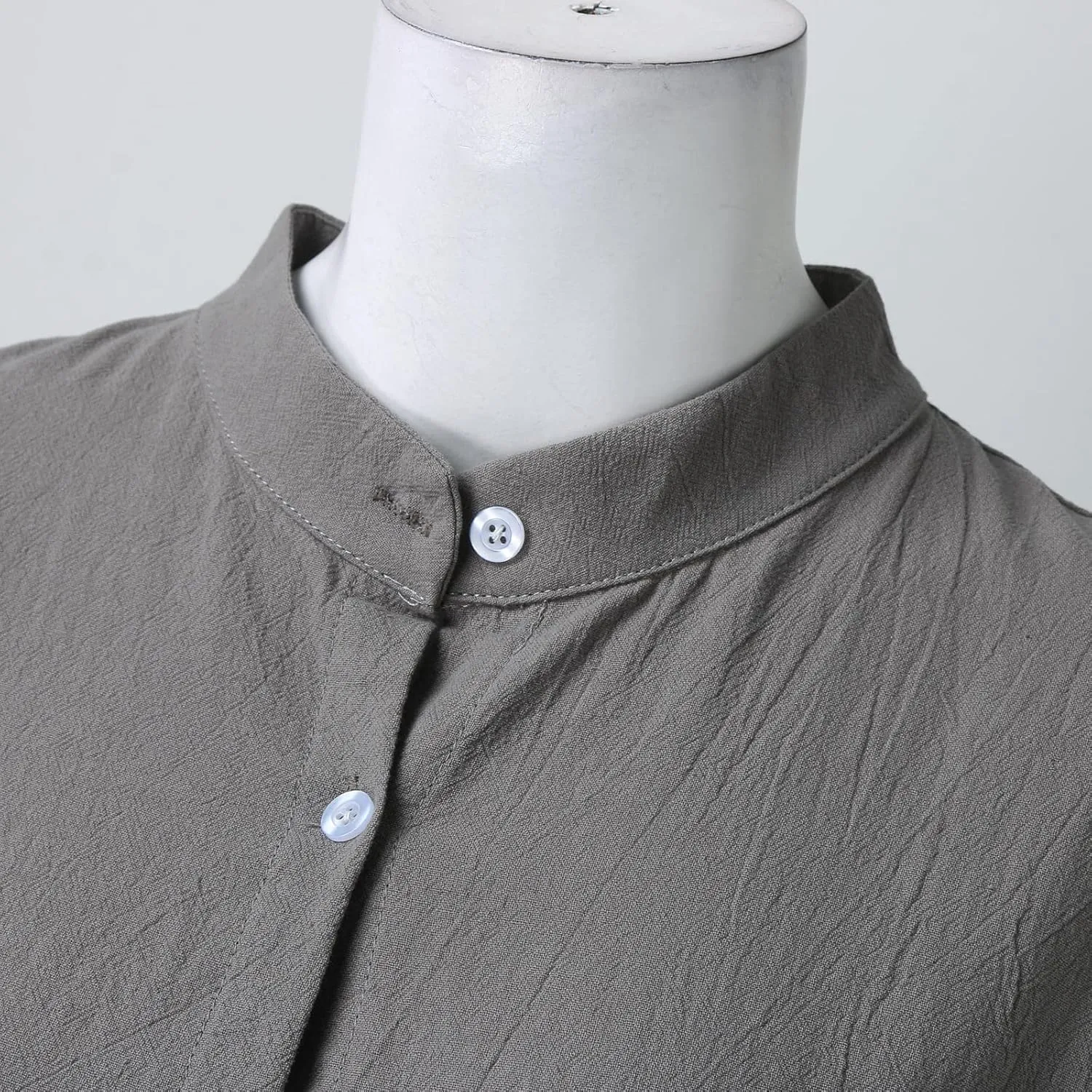 2025 Button Down Lapel Cotton Linen Dress Loose Fit Casual Beach Short Sleeve Shirt Dress for Daily Wear, Vacation