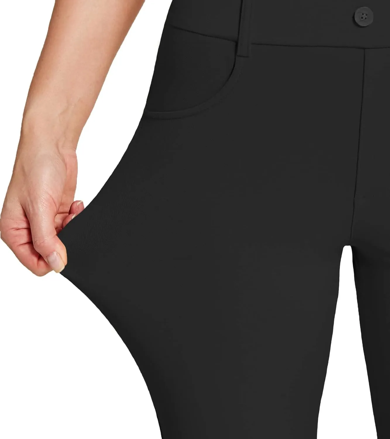 Amoy Women's Dress Pants Straight Leg/Bootcut Stretch Work Pants Slacks Office Business Casual Golf Yoga 4 Pockets