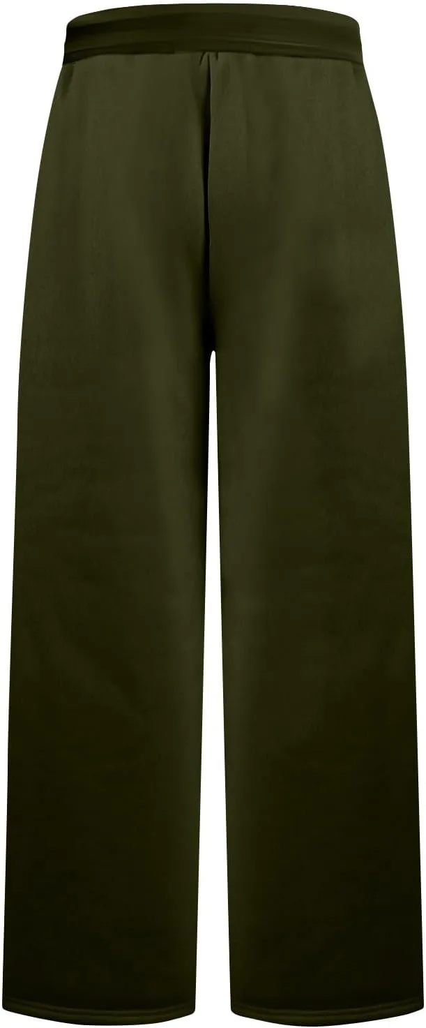 Baggy Sweatpants for Women Elastic Waist Fleece Lined Sweatpants Cinch Bottom Sweat Pants Loose Yoga Pants with Pcokets