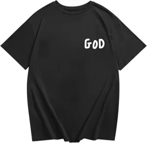 Christian Tshirts for Kids Boys God Jesus Shirt Inspirational Faith T Shirts Religious Bible Verse Graphic Tees Tops