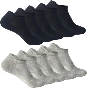 Cotton Socks For Women 10 Pair Summer Sports Casual Solid Color Breathable Sweat Absorbing Women'S Athletic