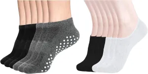 DIBAOLONG 12 packs Women's No Show Socks and Women's Yoga Socks