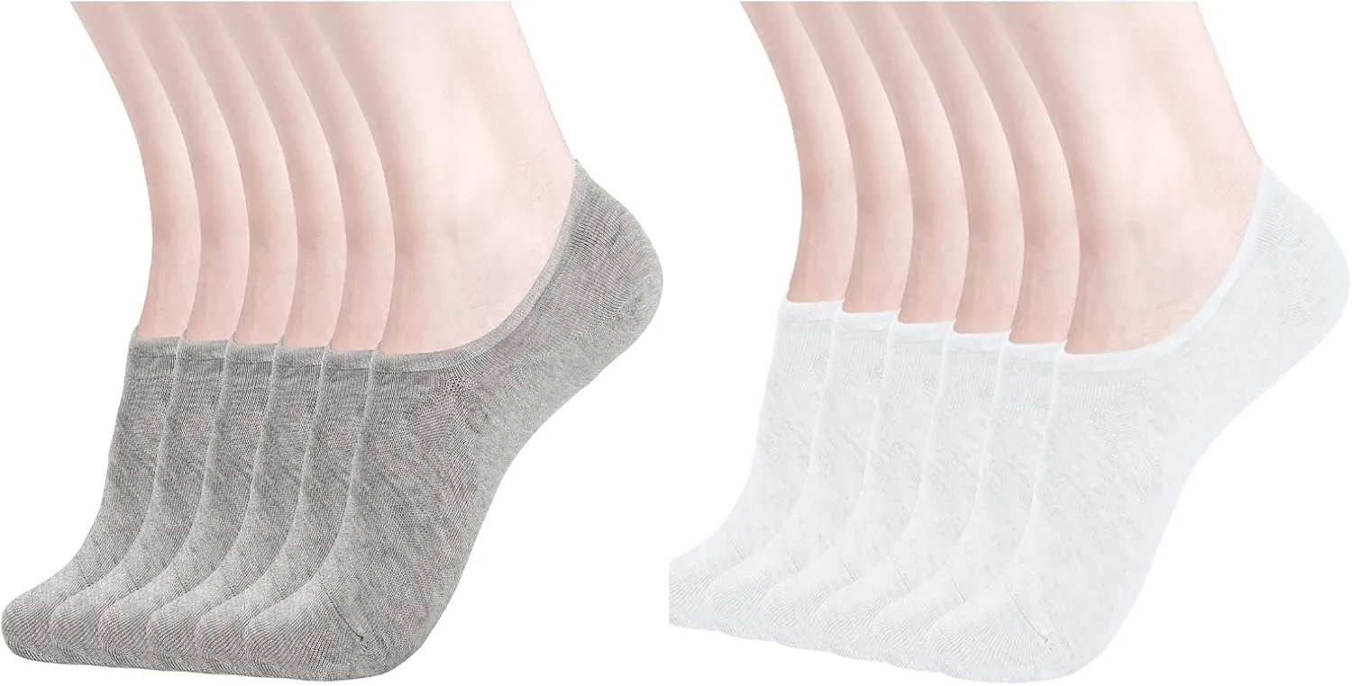 DIBAOLONG 12 packs Women's No Show Socks
