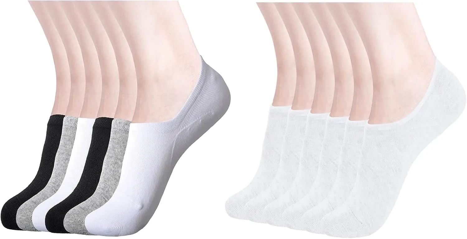 DIBAOLONG 12 packs Women's No Show Socks