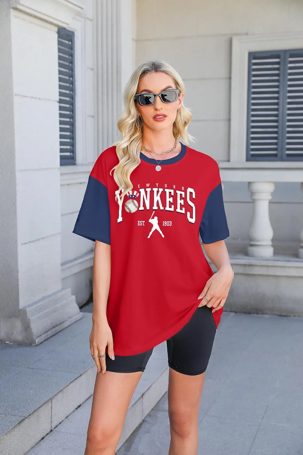 Game Day Shirt Baseball Shirts Women Oversized Baseball Team Graphic Tshirt Baseball Fan Shirt Casual Short Sleeve Tee Tops