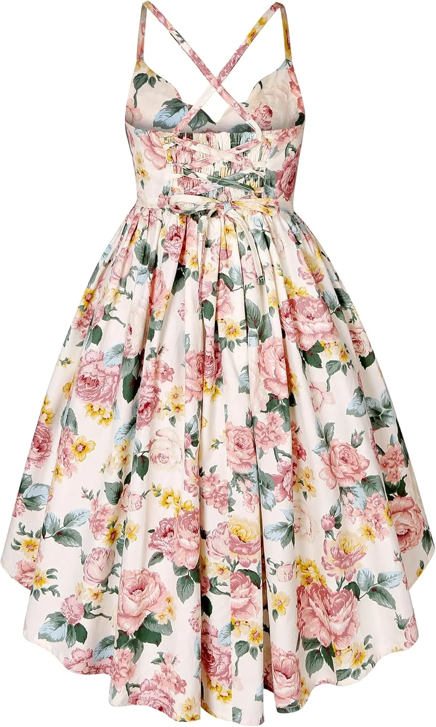 Girls Dress Toddler Girl Floral Print Dress Summer Knee Length Ruffle Halter Sleeveless Kids Casual Beach Tea Party Dresses