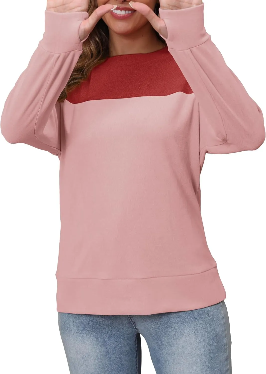 Hoodies for Women Fall Cropped Sweatshirt Thumbhole fleece jacket with pockets Quarter Zip Pullover Women Tops