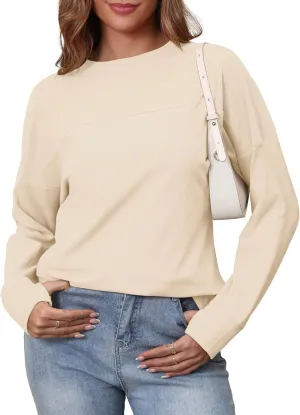 Hoodies for Women Fall Cropped Sweatshirt Thumbhole fleece jacket with pockets Quarter Zip Pullover Women Tops