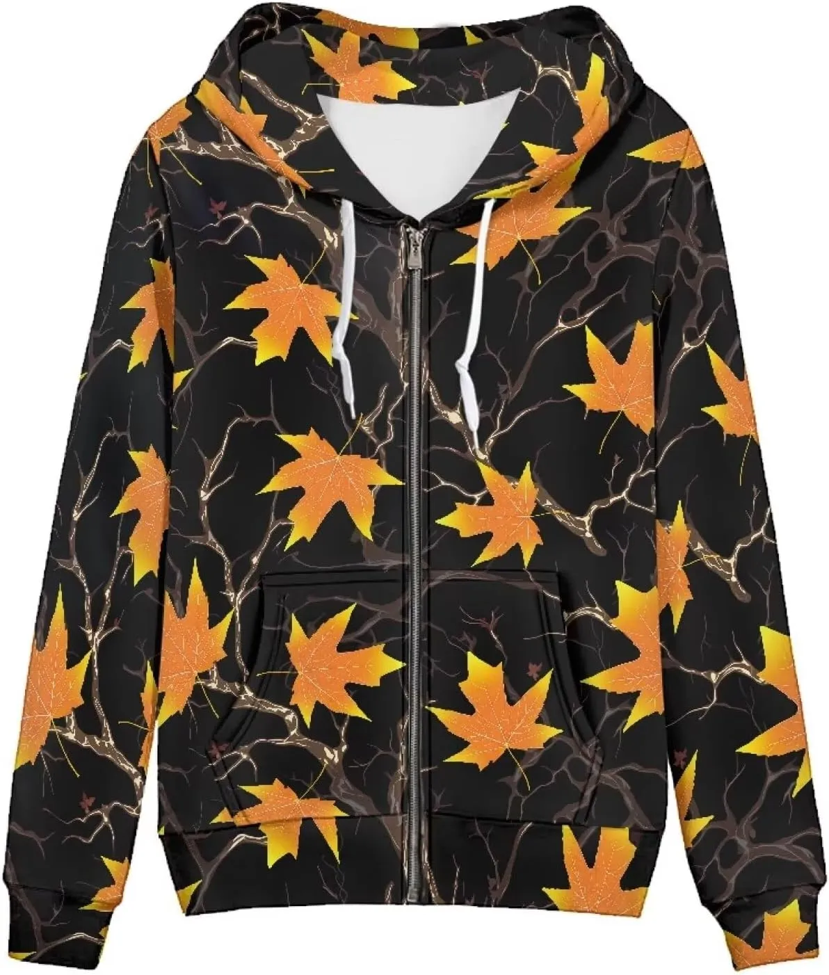Irisjudy Christmas Bow Hoodies for Women Dancing Skeleton Zip Sweatshirts Casual Hooded Fall Harvest Pumpkin Pullover Tops