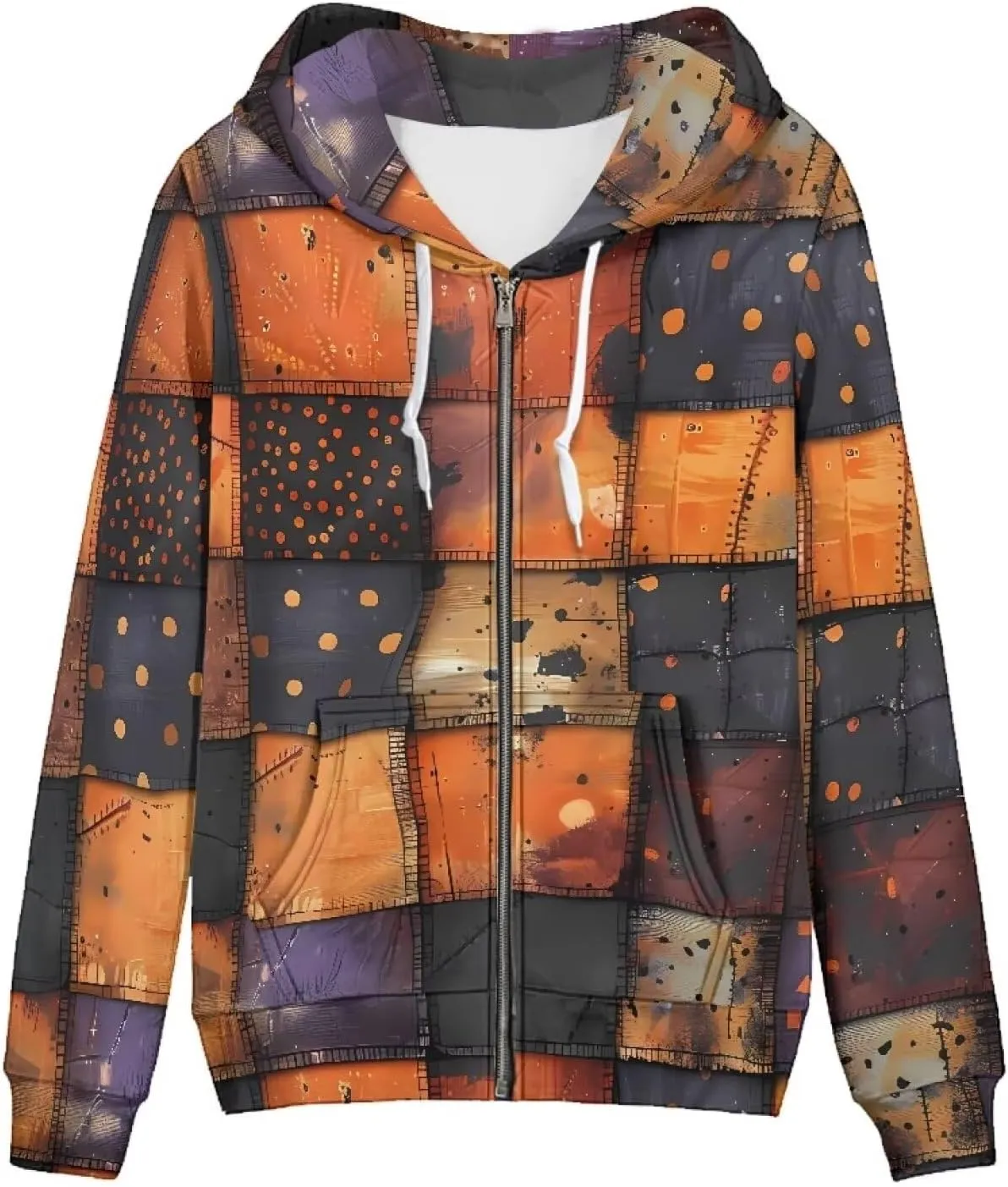 Irisjudy Christmas Bow Hoodies for Women Dancing Skeleton Zip Sweatshirts Casual Hooded Fall Harvest Pumpkin Pullover Tops