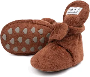 Meckior Newborn Infant Baby Girls Boys Warm Fleece Winter Booties First Walkers Slippers Shoes