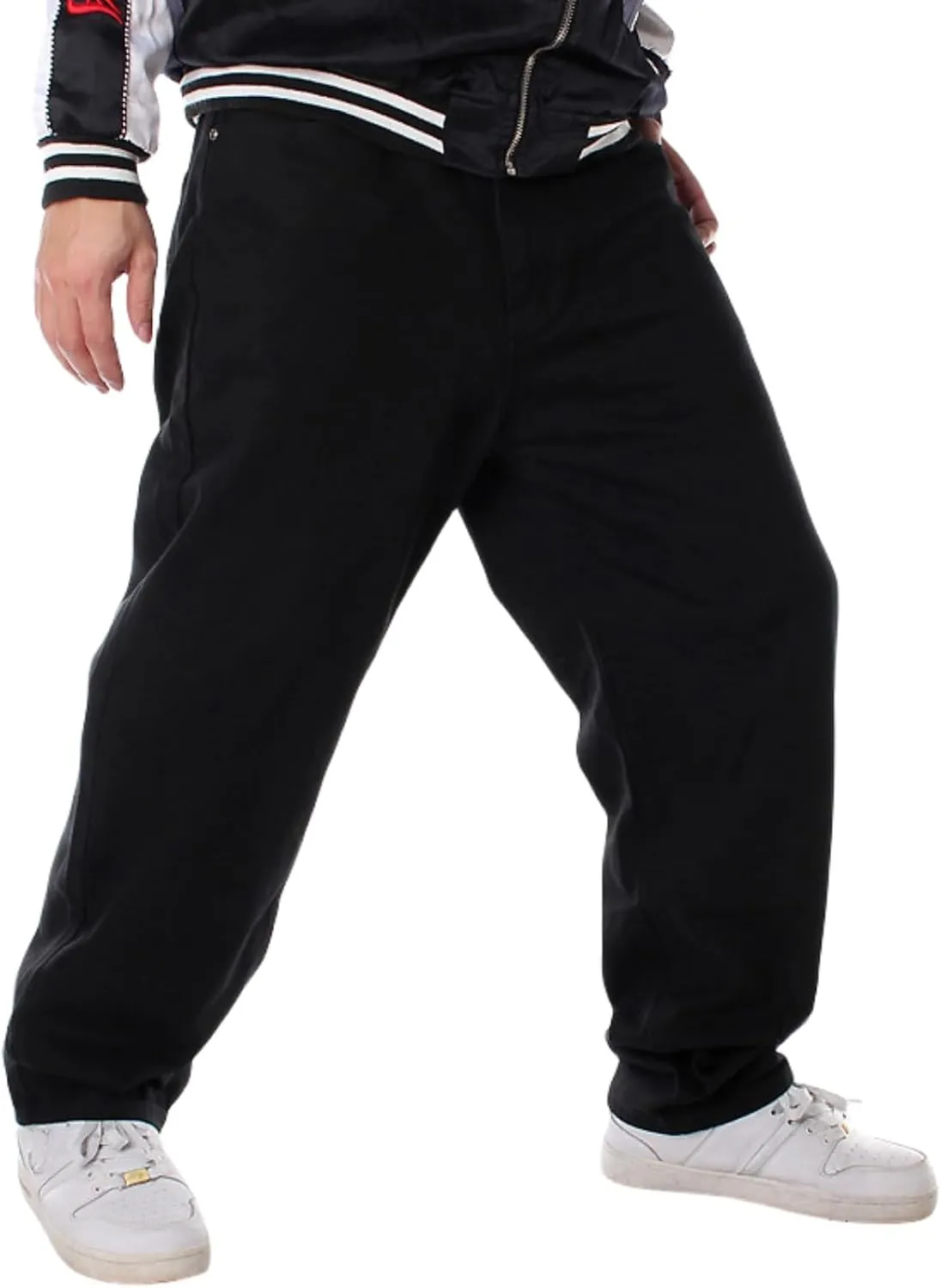 Men Baggy Jeans Y2k Grunge Skater Pants Relaxed Fit Skateboard Jeans Hip Hop Dance Denim Pants Streetwear