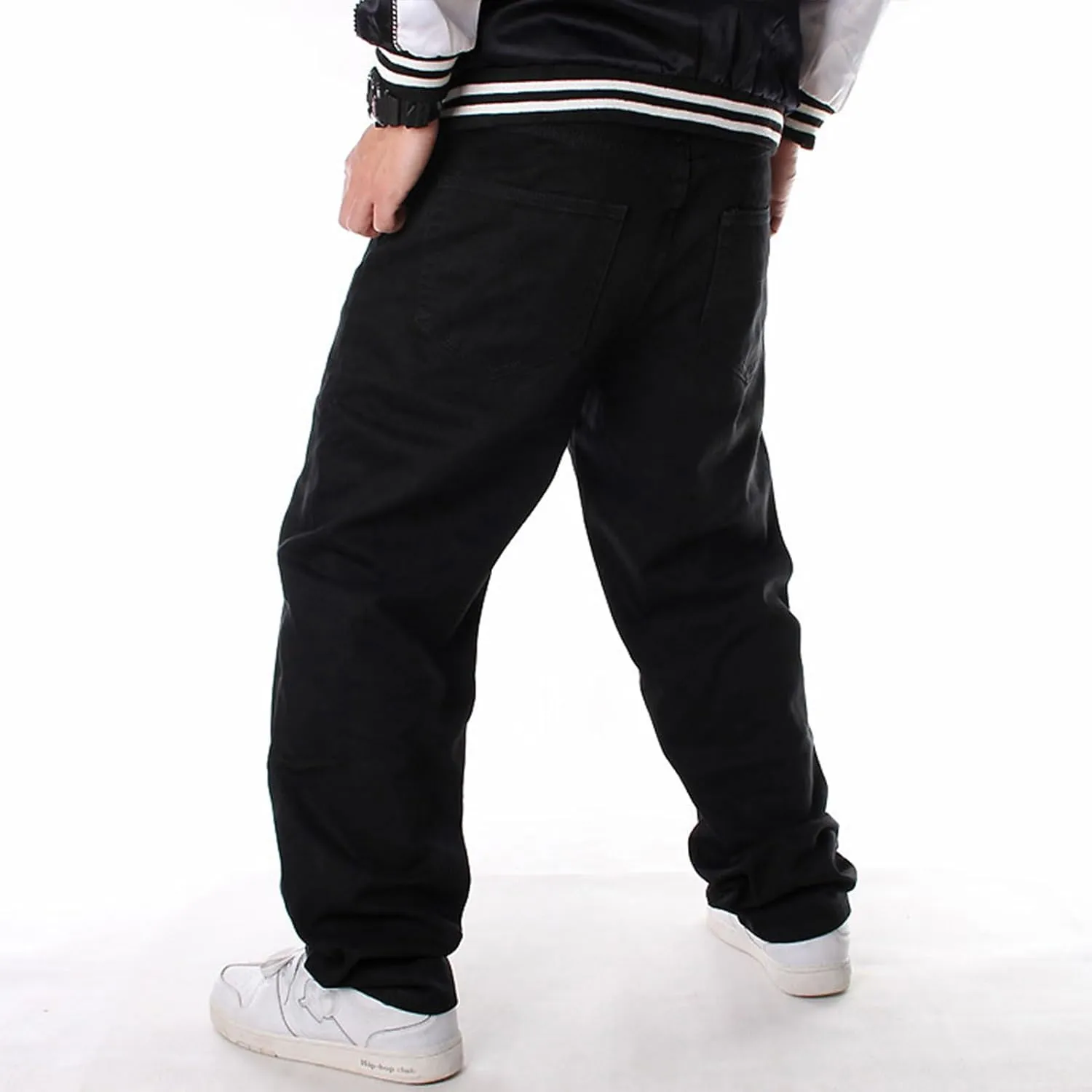 Men Baggy Jeans Y2k Grunge Skater Pants Relaxed Fit Skateboard Jeans Hip Hop Dance Denim Pants Streetwear