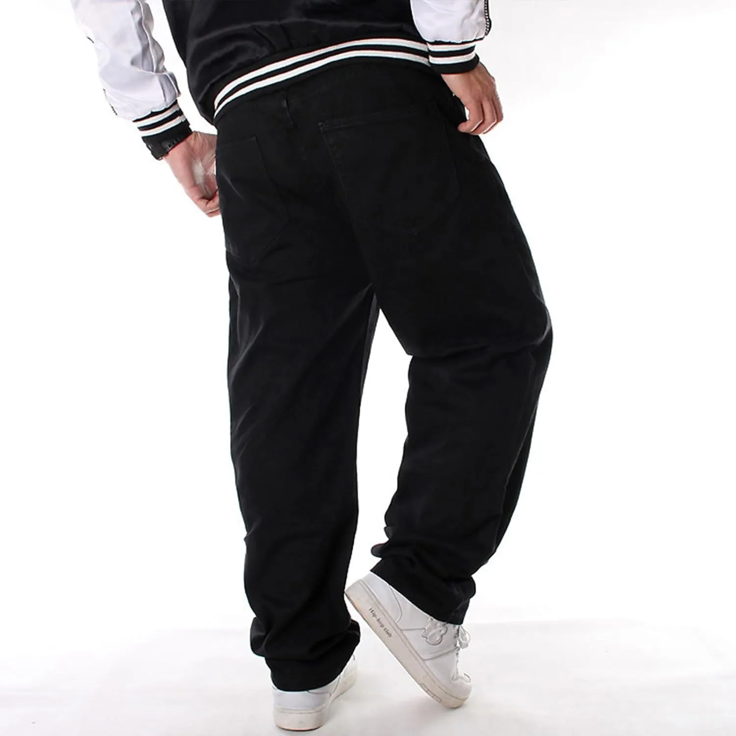 Men Baggy Jeans Y2k Grunge Skater Pants Relaxed Fit Skateboard Jeans Hip Hop Dance Denim Pants Streetwear