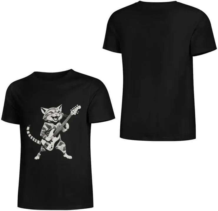 Men's Cotton Short Sleeve Tees Soft Fashion Print T-Shirts Casual Graphic Crewneck Tops