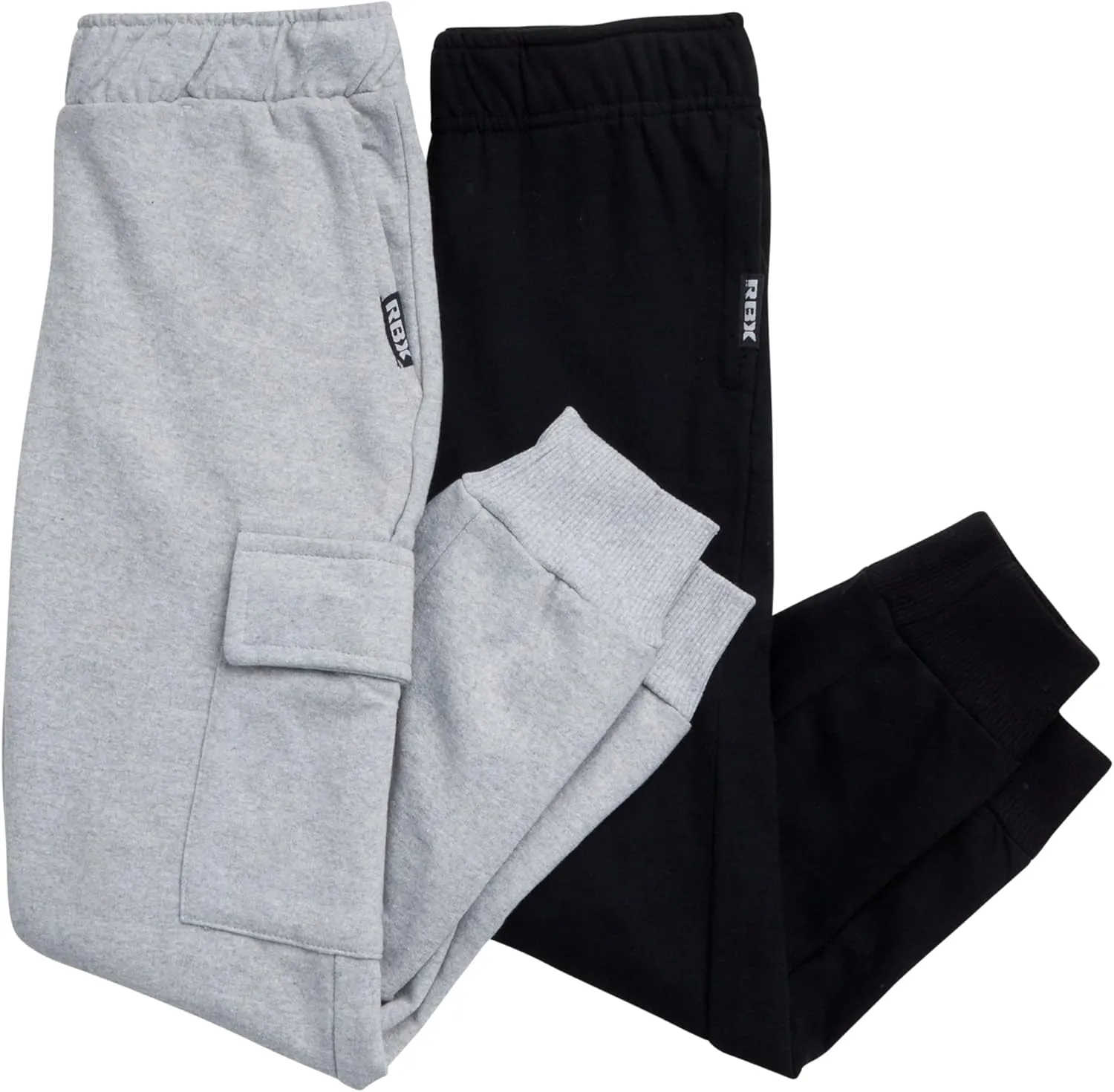 RBX Girls' Sweatpants - 2 Pack Active Fleece Joggers (Size: 4-16)