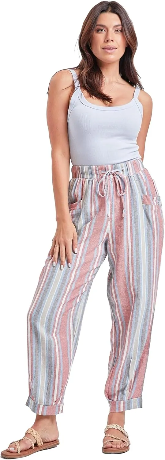 Royalty For Me Womens Women’s Casual Summer High Rise Pants