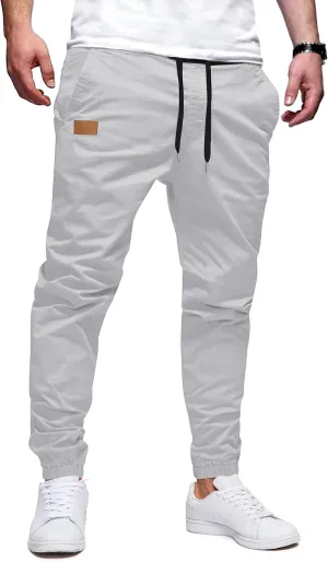 SEVEGO Tall Men's Casual Joggers 30"/32"/34"/36" Inseam Cotton Chino Cargo Pants Hiking Outdoor Sweatpants