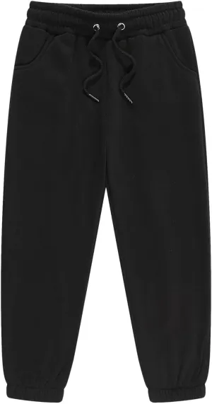 Solid Color Sweatpants for Toddler Elastic Waist Solid Cotton Jogger Kids Boys Girls Stretchy Sport Running Long Pants