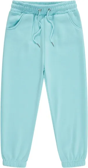 Solid Color Sweatpants for Toddler Elastic Waist Solid Cotton Jogger Kids Boys Girls Stretchy Sport Running Long Pants