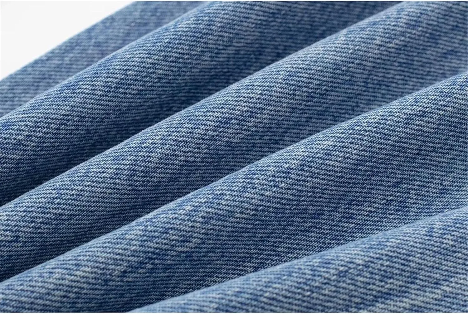 Streetwear Ripped Jeans for Women High Waist Wide Leg Blue Denim Pants Fashion Basic Straight Jeans