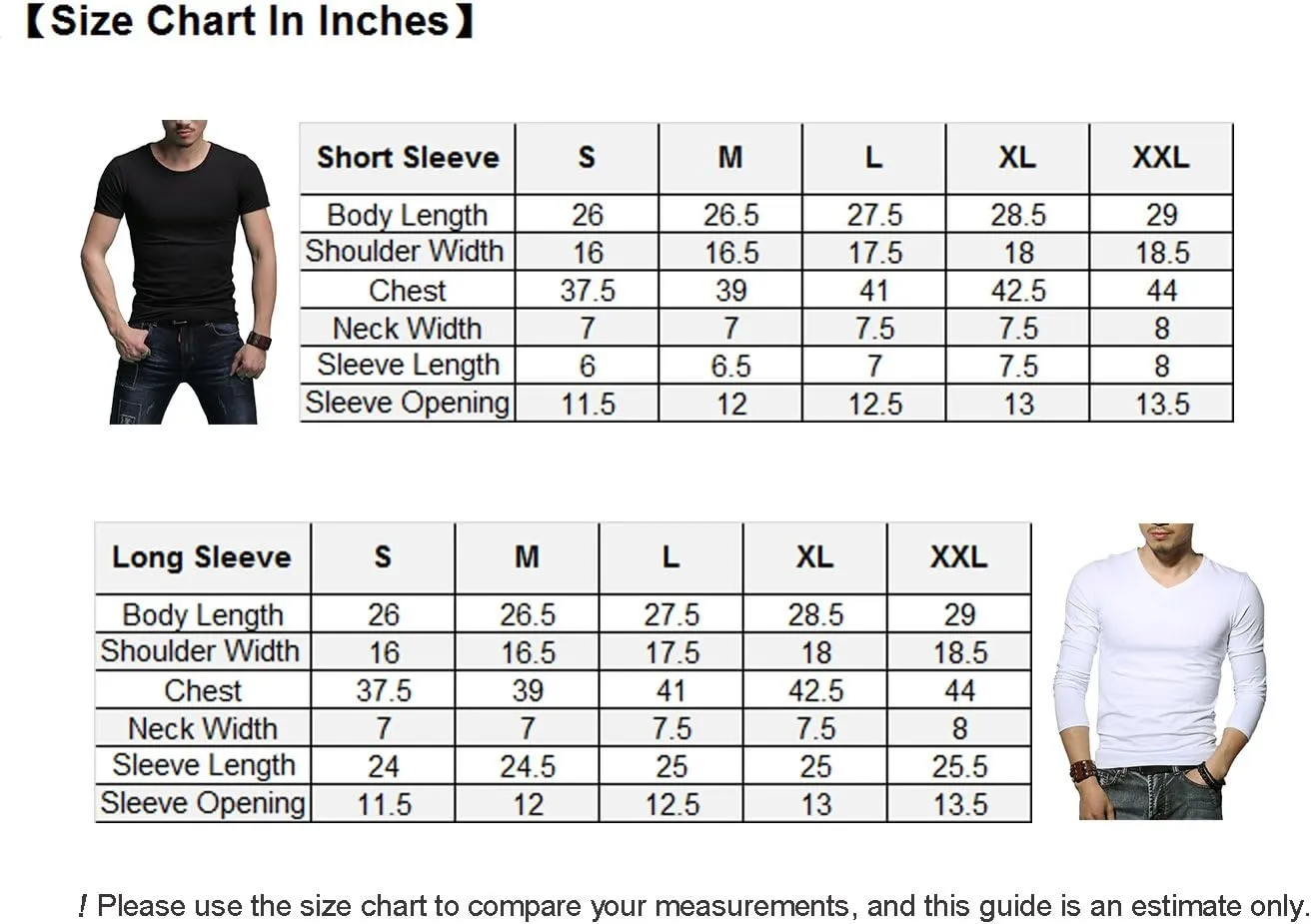 Sunshine Code Men's Seamless V-Neck Slim Fit Long Sleeve T-Shirt Undershirt Base Layer Top for Muscular Build