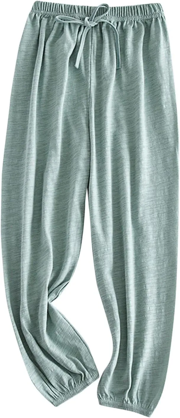 Toddler Baggy Wide Leg Dance Pants Cotton Solid Soft Sweatpants Youth Teen Girls Kids Elastic Waist Casual Jogger