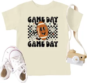 Toddler Baseball Game Day Shirt Boys Girls Funny Baseball Print Graphic T-Shirt Summer Short Sleeves Tops