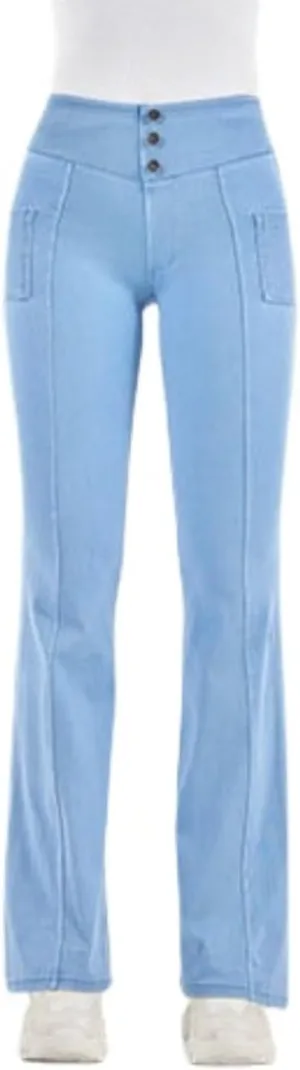 Women Bootcut Jeggings - Bootleg Yoga Pants Stretch Flare Jeans Leggings Tummy Control High Waisted Butt Lift Denim Pants