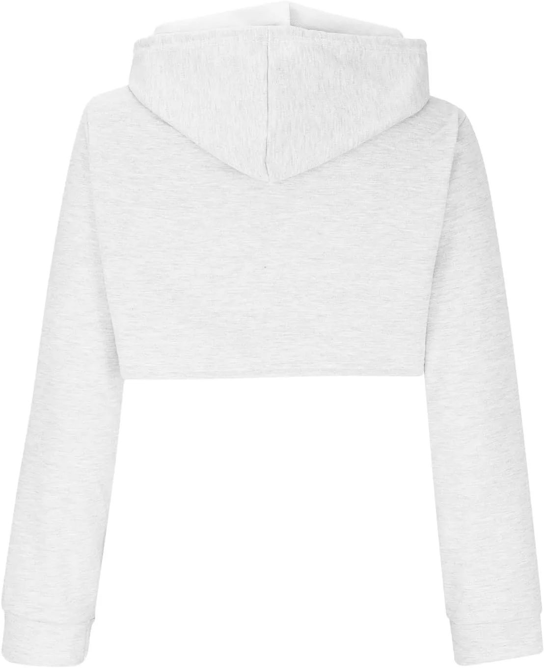 Women's Cropped Hoodie Sweatshirts Teen Girls Long Sleeve Pullover Sweatshirts Y2k Going out Fashion Solid Sexy Tops