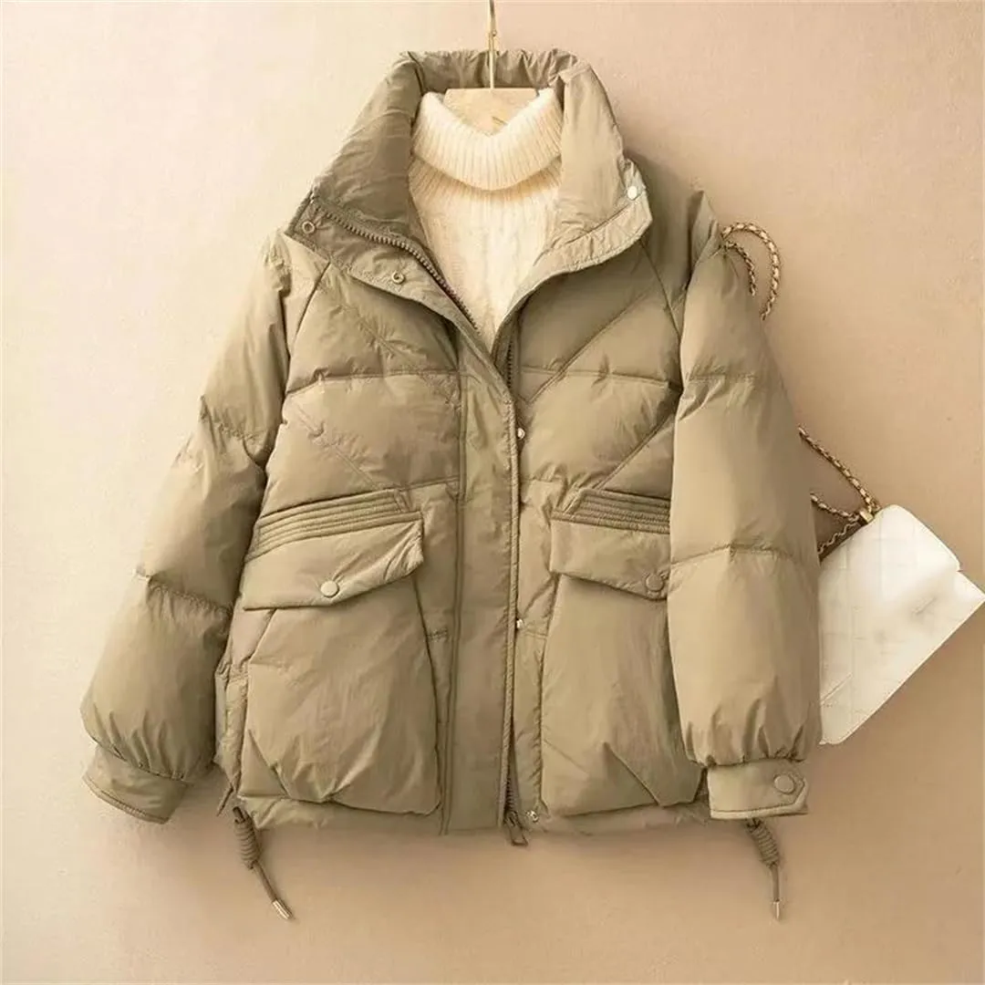 Womens Down Cotton Coat Winter Jacket Warm Puffer Parkas Coat