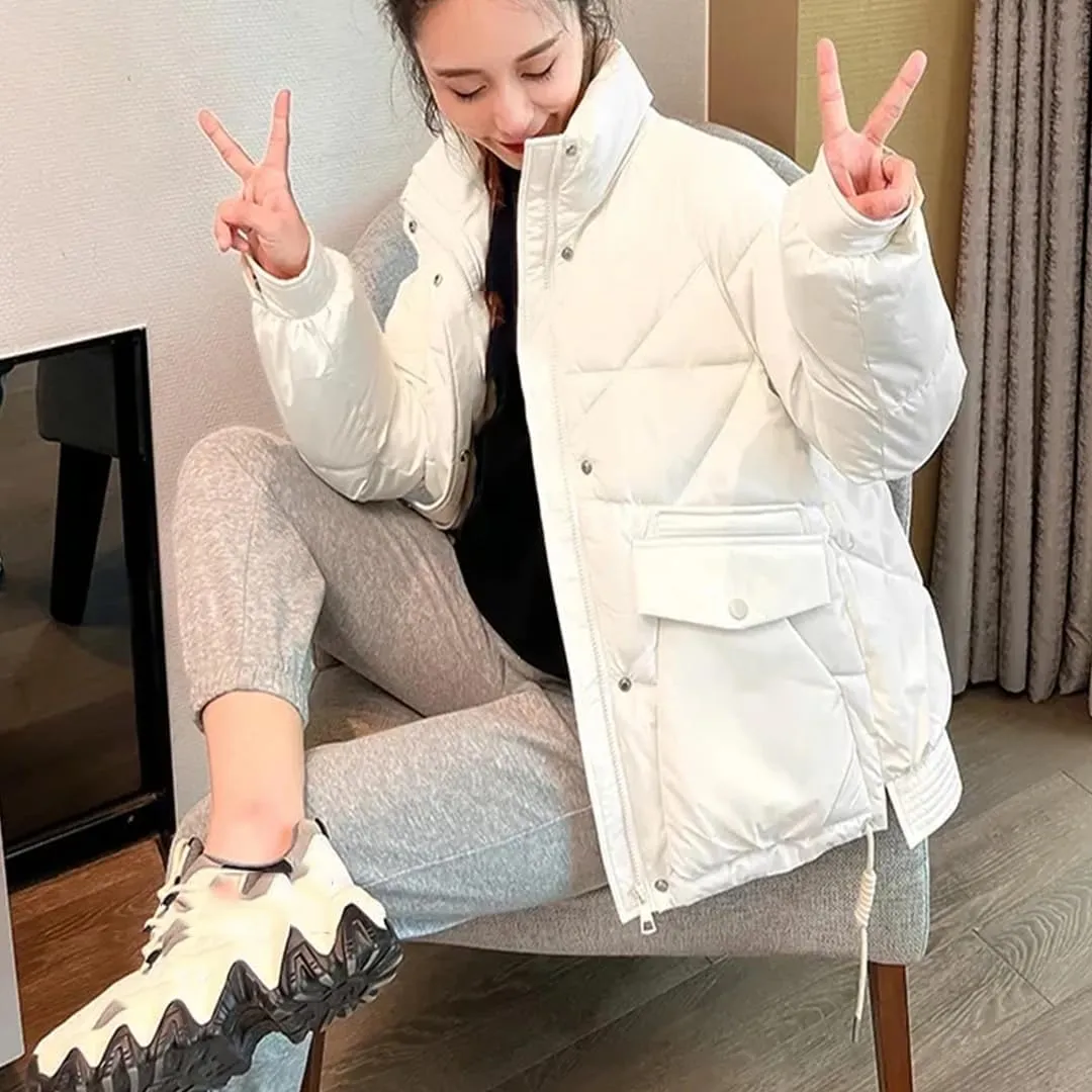 Womens Down Cotton Coat Winter Jacket Warm Puffer Parkas Coat