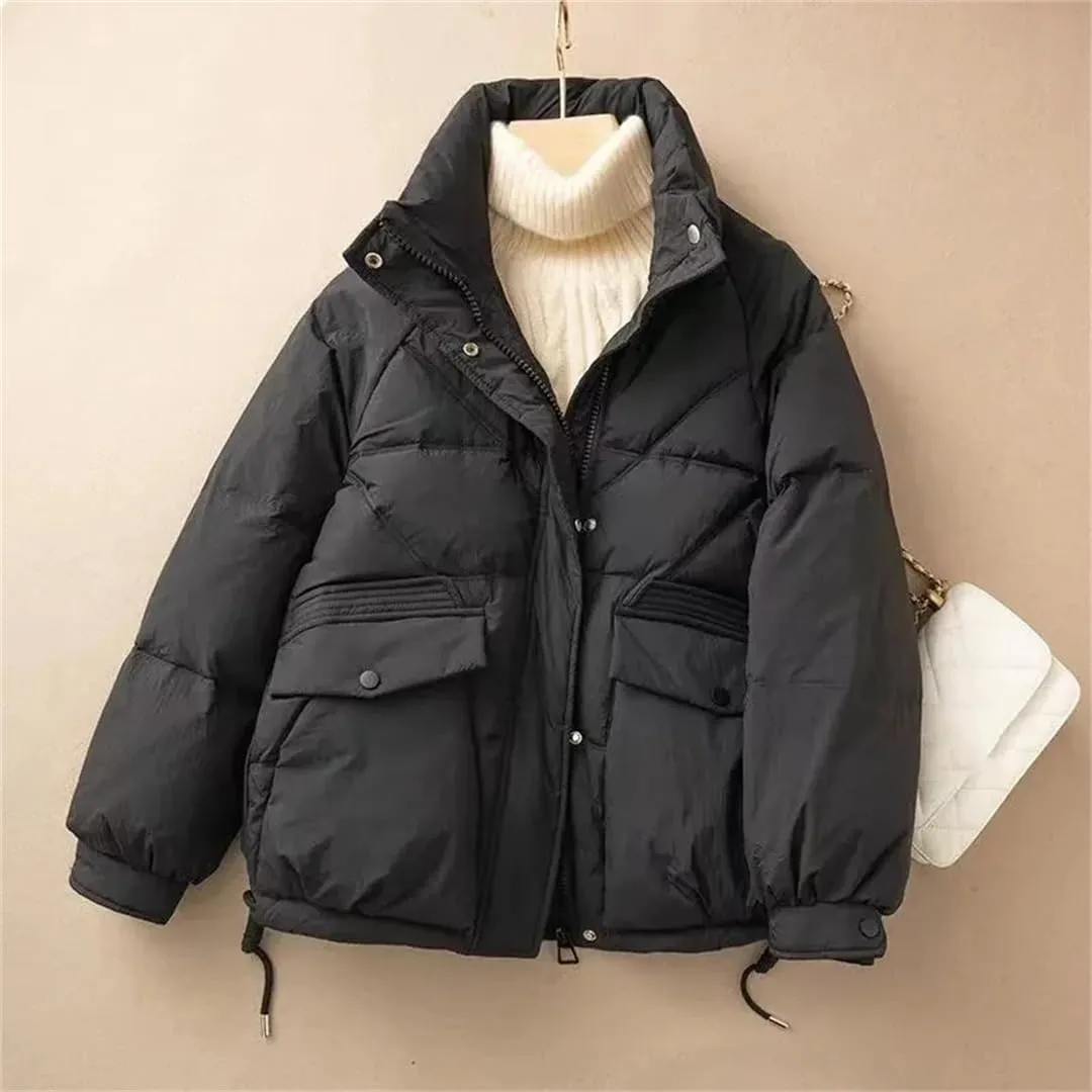 Womens Down Cotton Coat Winter Jacket Warm Puffer Parkas Coat