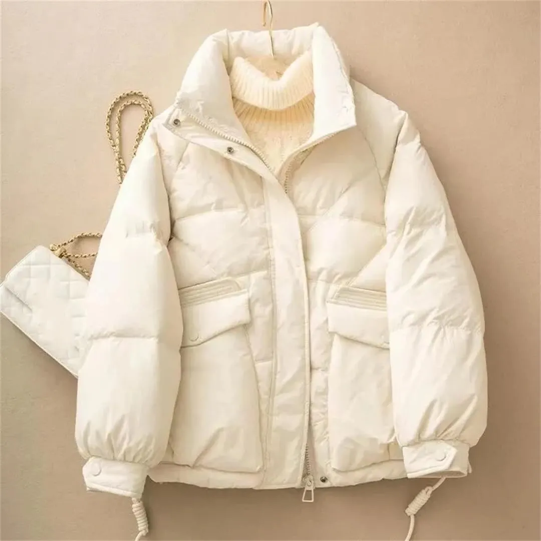 Womens Down Cotton Coat Winter Jacket Warm Puffer Parkas Coat