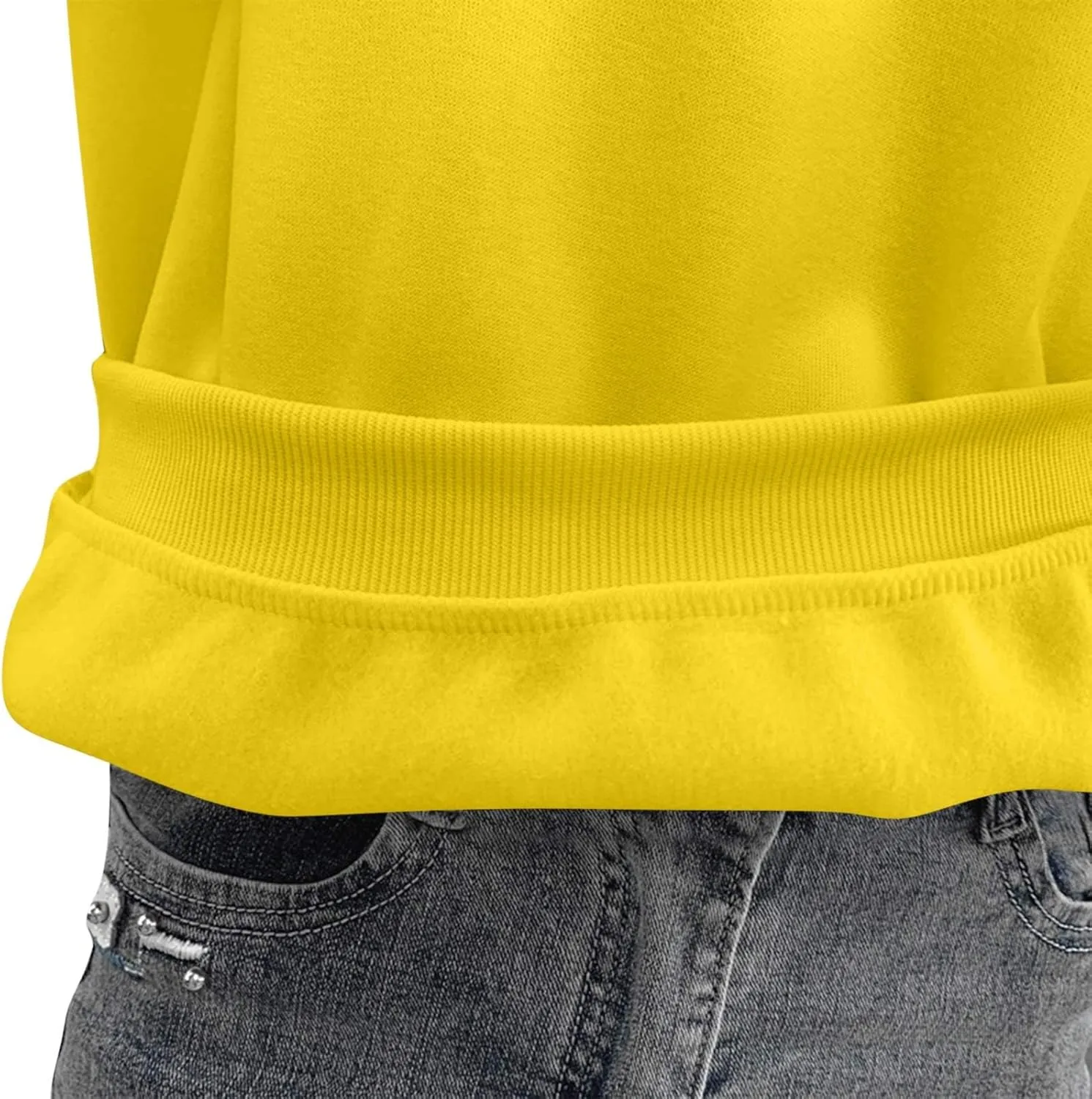 Women's Oversized Round Neck Sweatshirts Long Sleeve Turtleneck Velvet Sweatshirt,2024 Fall&Winter Trendy Women Top