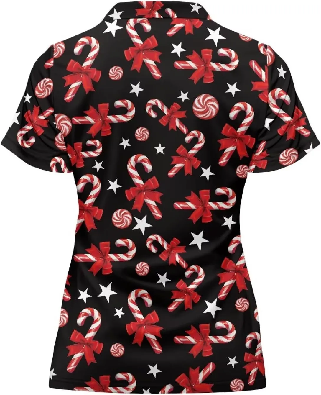 Women's Short Sleeve Golf Shirts Moisture Wicking Quarter Zip Athletic Casual Sports Tennis Pullover Workout Tops