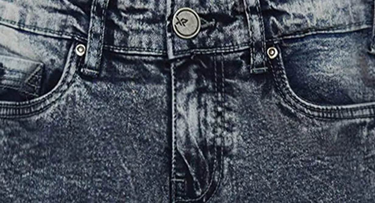 X RAY Boys Stretch Denim Shorts (Size 4-20), Big Boys & Little Kids Moto Biker Fashion Rips Distressed Shorts,